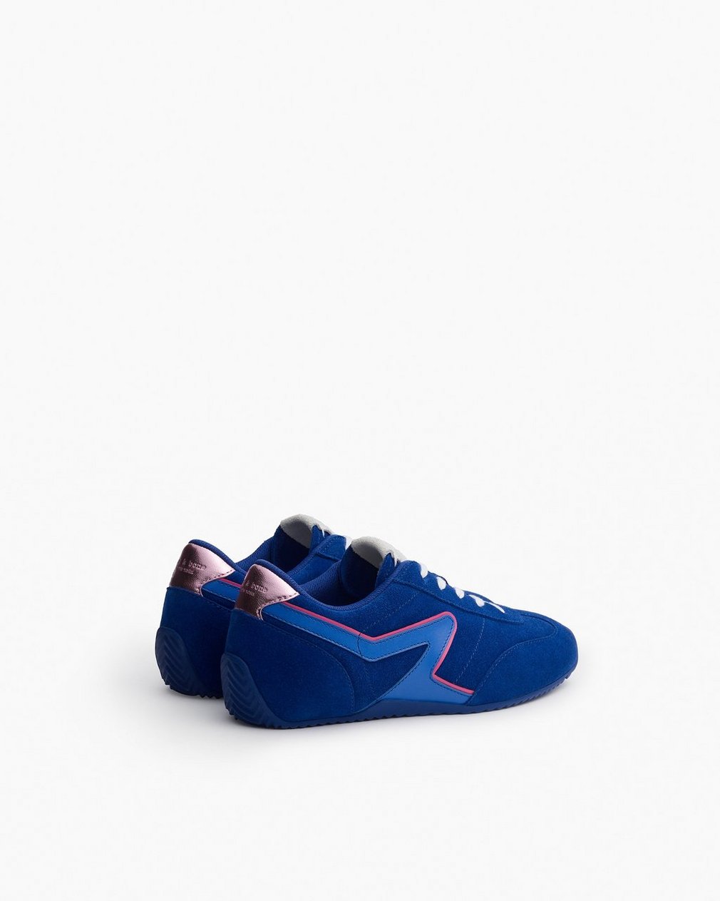 Ultra Slim Retro Runner Sneakers - Ultramarine Suede - Image 4