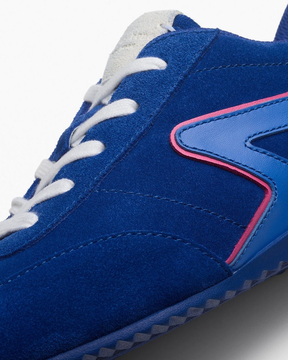 Ultra Slim Retro Runner Sneakers - Ultramarine Suede - Image 6
