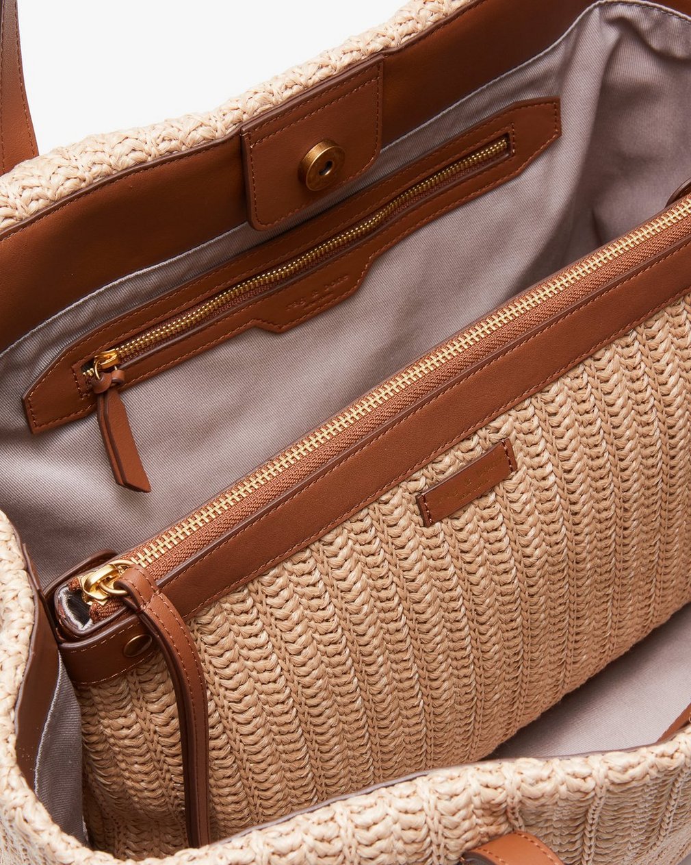 Chelsea Straw Tote - Natural - Image 6