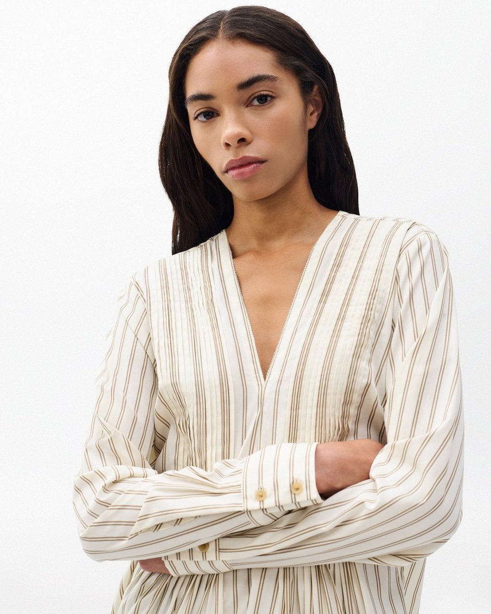 Asher Striped Top - Dry Clay Stripe - Image 4