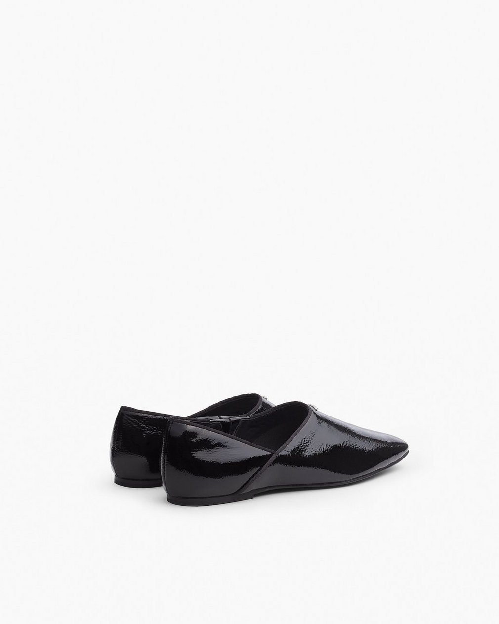 Sadie Leather Flats - Black - Image 4