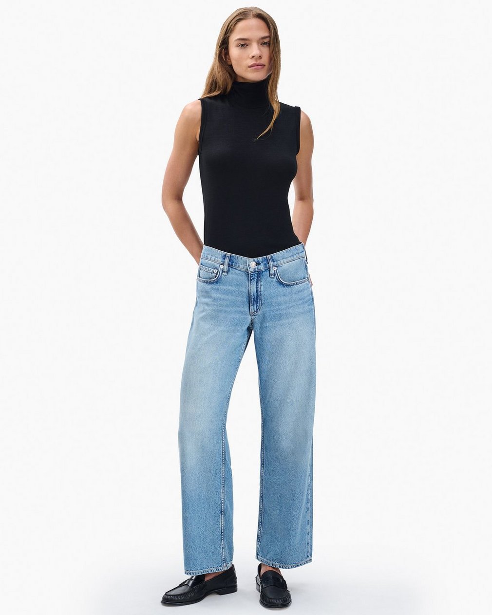 Saige Ankle Relaxed Straight Jeans - Ludow - Image 3