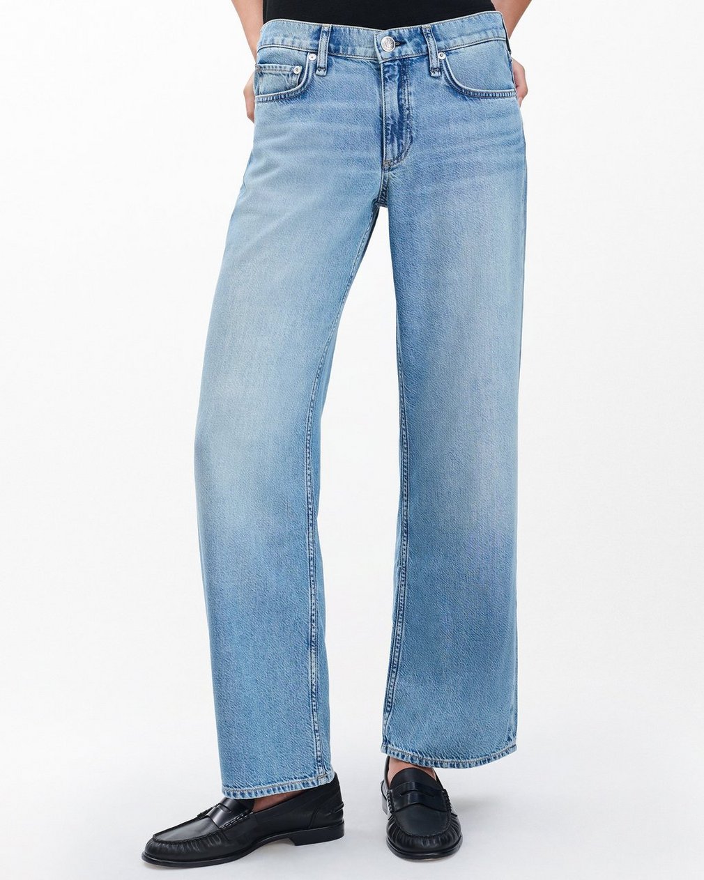 Saige Ankle Relaxed Straight Jeans - Ludow - Image 4