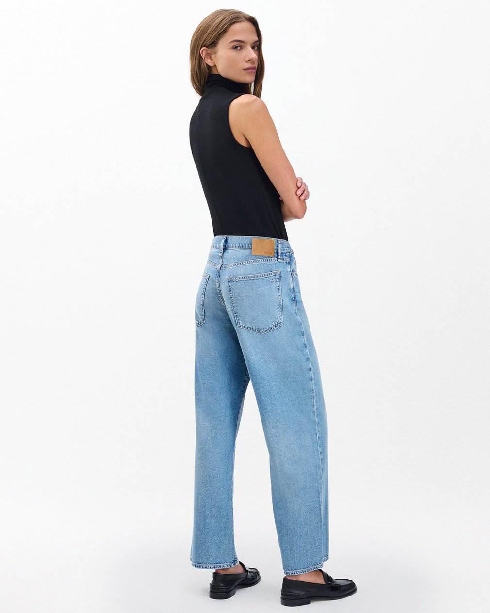 Saige Ankle Relaxed Straight Jeans - Ludow - Image 6