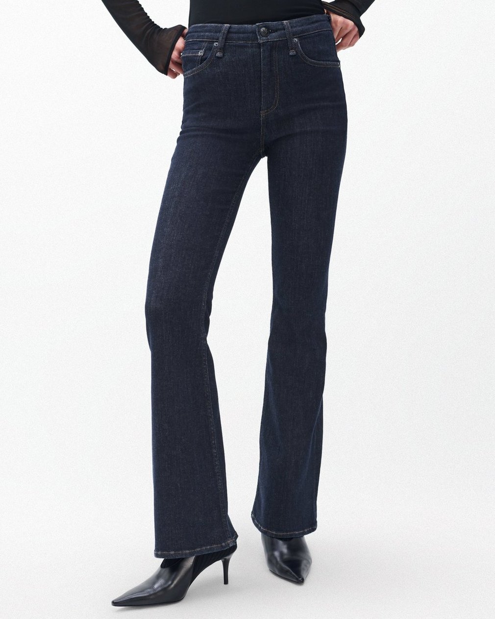 Dahlia Flare Jeans - Rinse - Image 4
