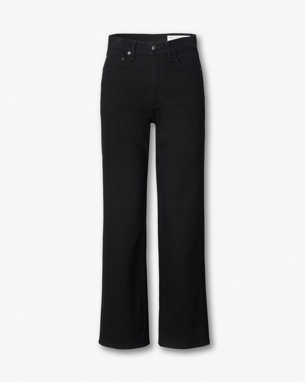 Shea Ankle Relaxed Straight Jeans - Black - Image 2