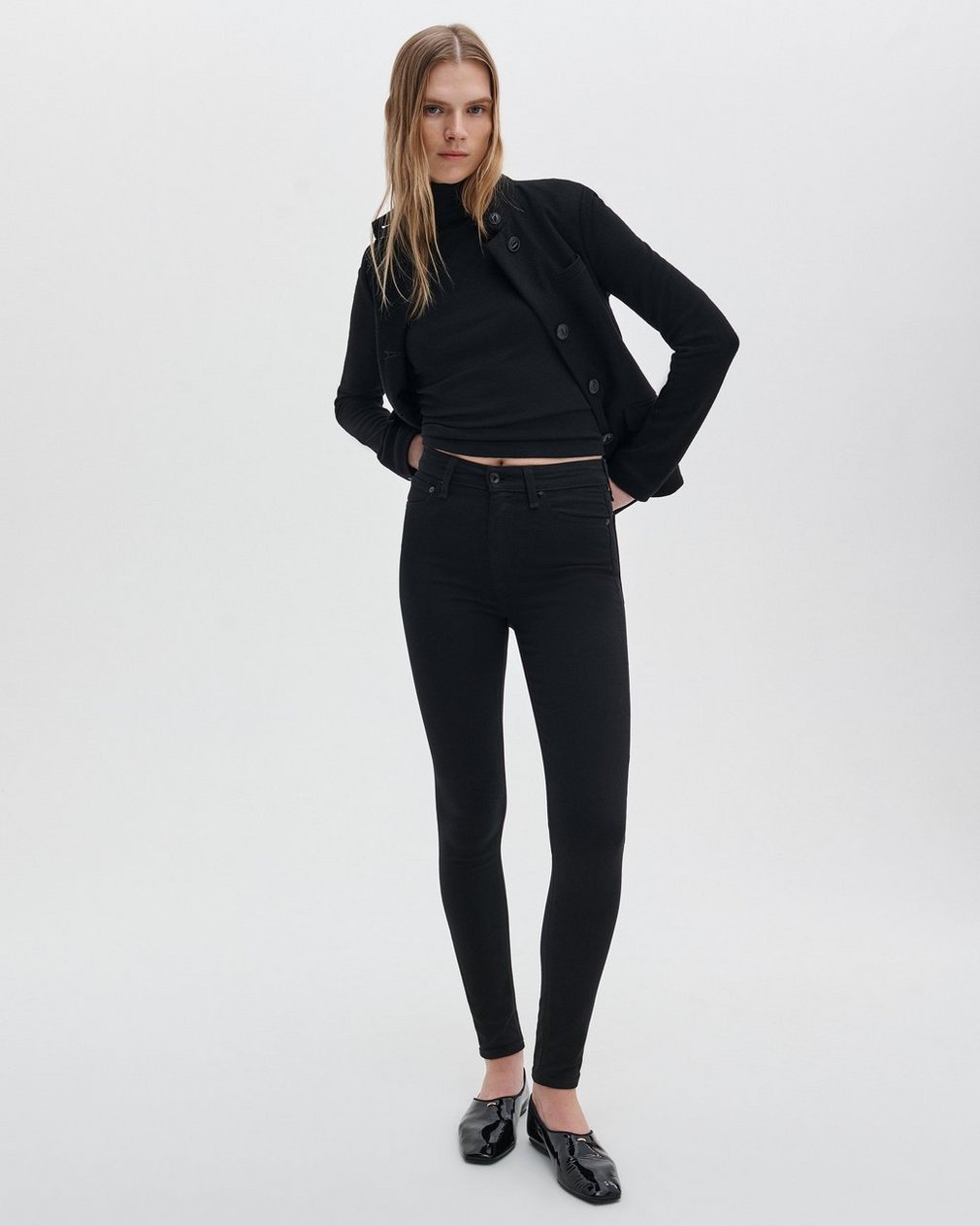 Flexi Nina Skinny Jean - Black - Image 5