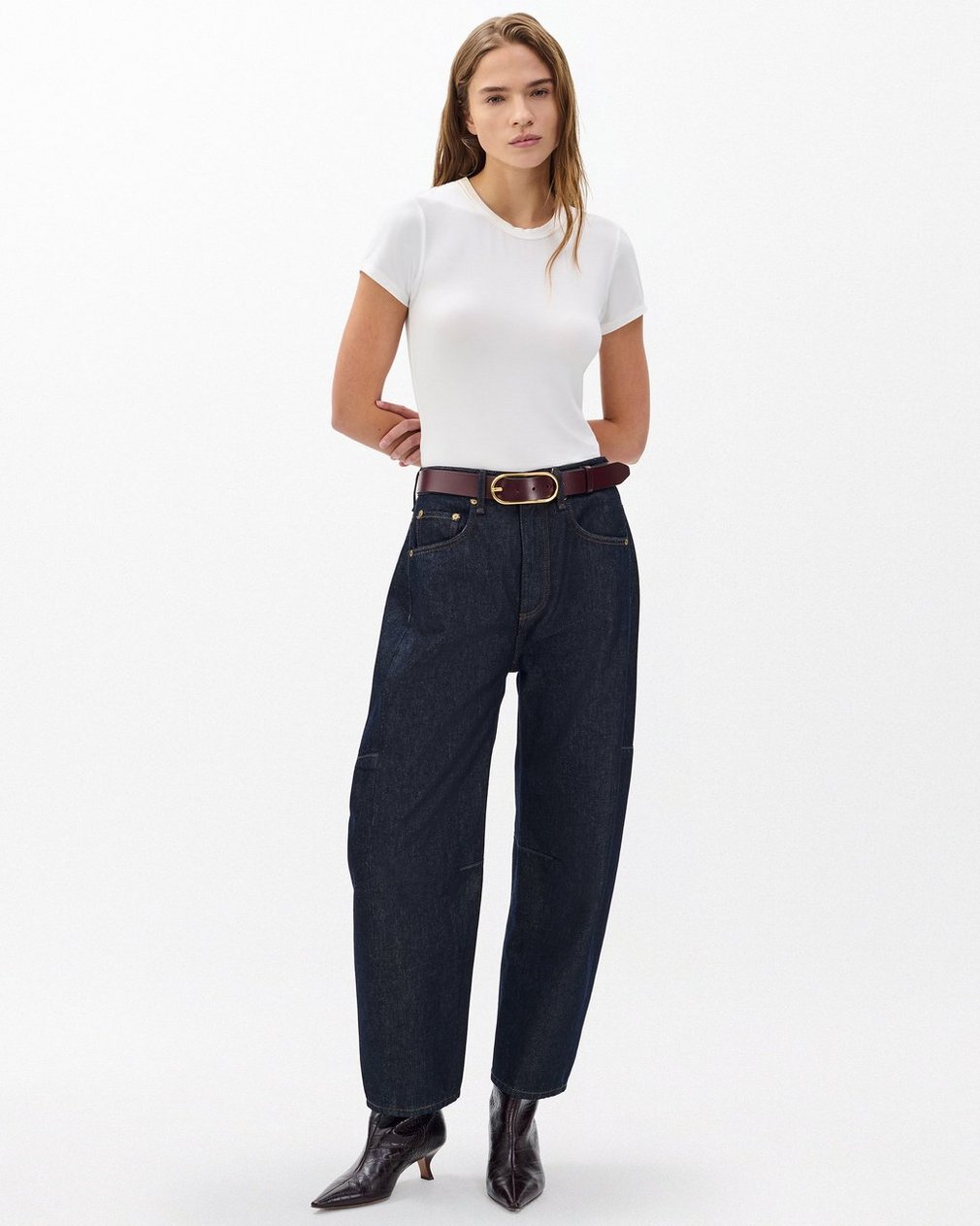 Charlie Ankle Barrel Jeans - Twilight Rinse - Image 3