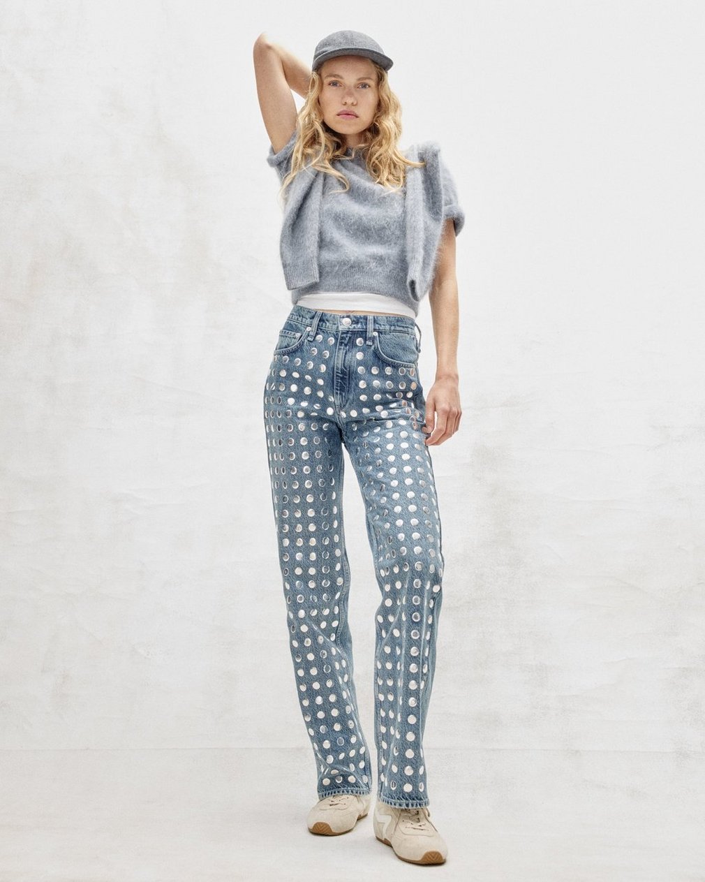 Shea Relaxed Straight Jeans - Kingston Stud - Image 7