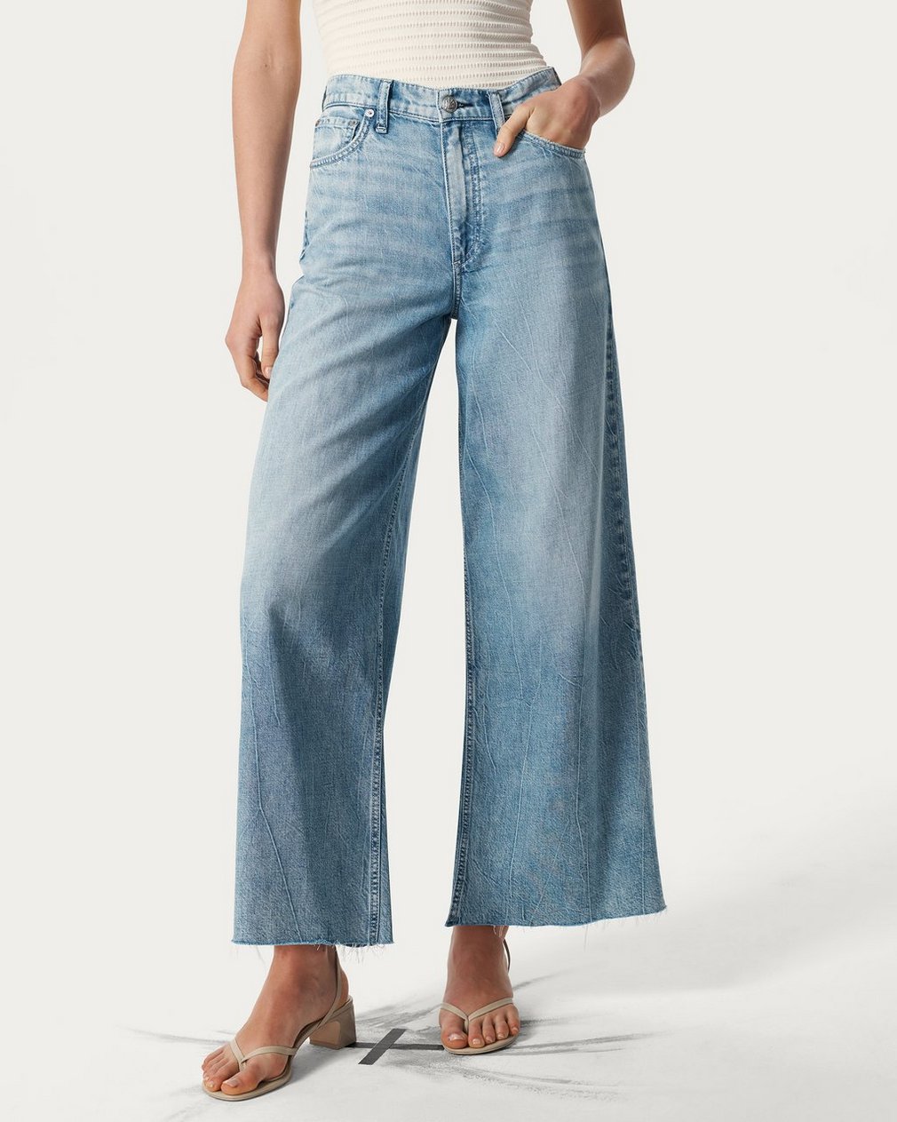 Sofie Ankle Wide-Leg Jeans - Mira - Image 3