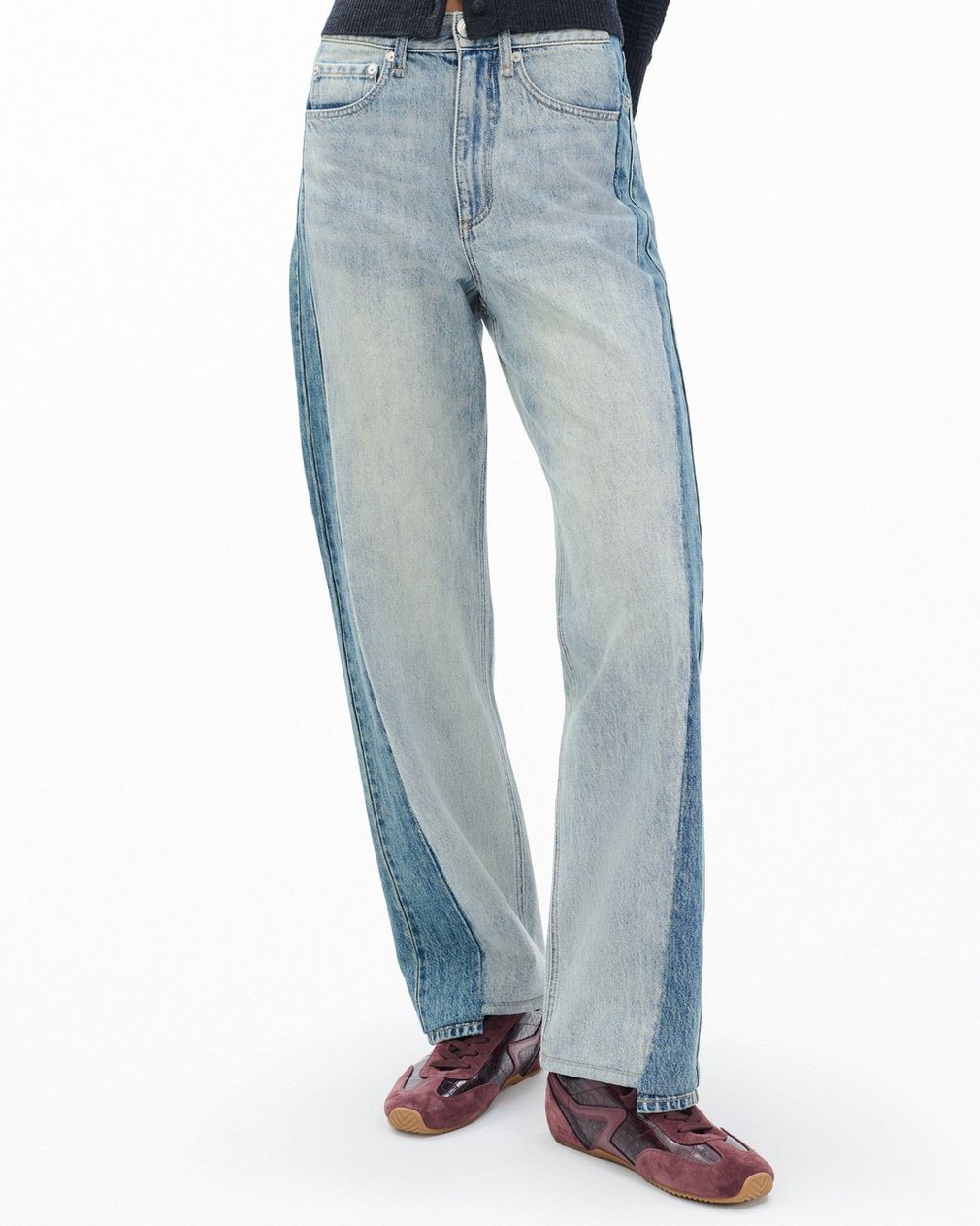 Shea Ankle Relaxed Straight Jeans - York Spliced - Image 4
