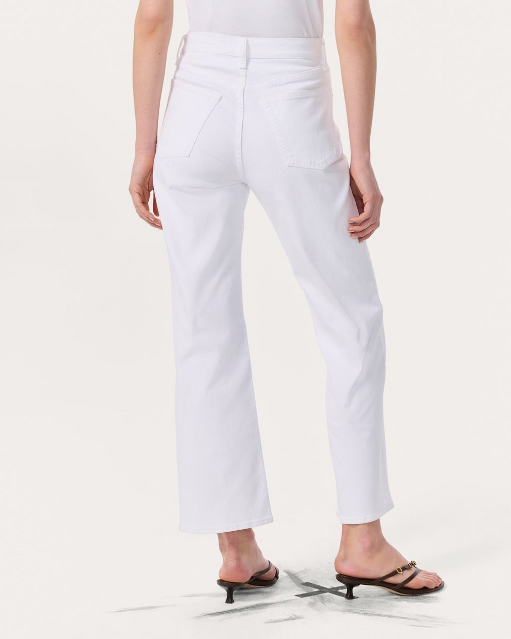 Shea Relaxed Straight Jeans - Optic White - Image 6