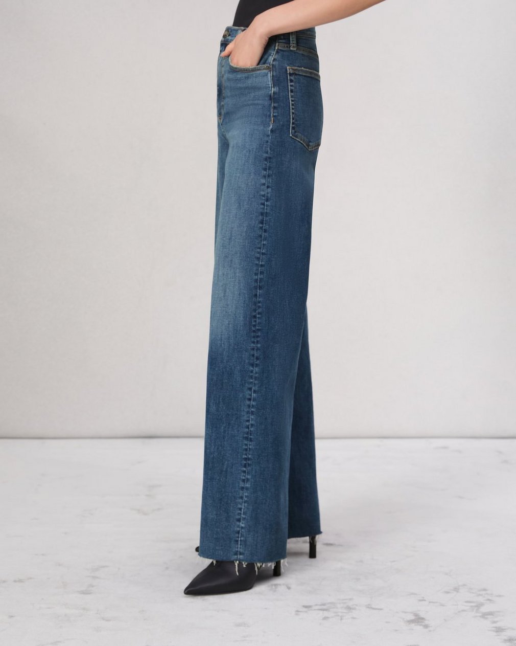 Flexi Sofie Wide-Leg Jean - Willow - Image 4