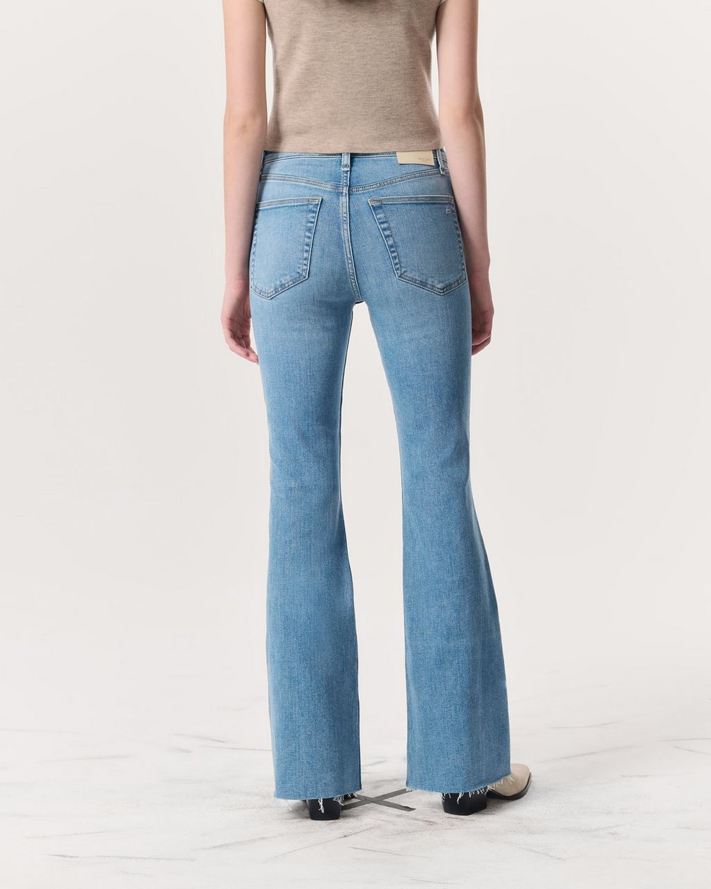 Flexi Dahlia Flare Jeans - Monterosso - Image 5