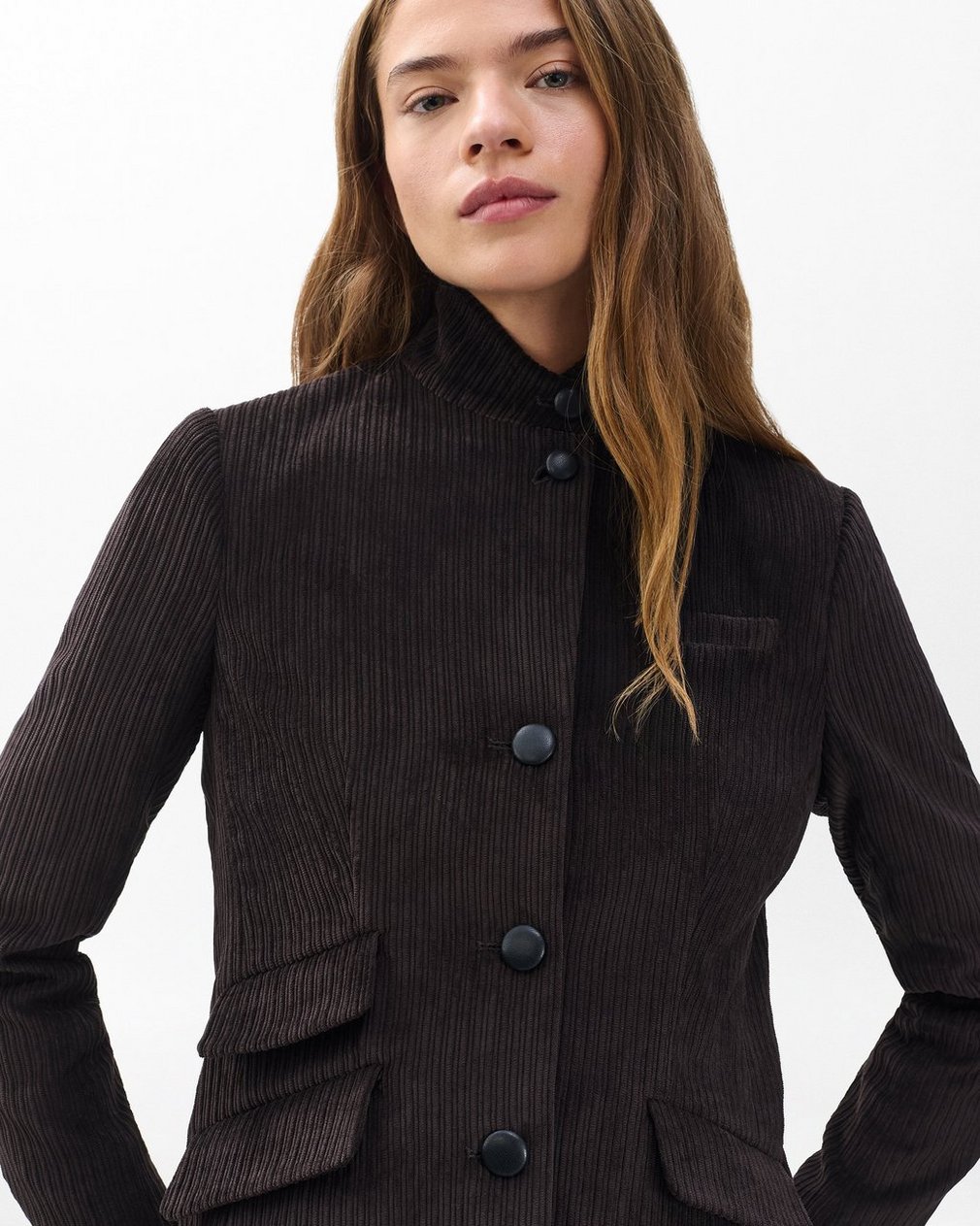 Slade Corduroy Blazer - Brown - Image 4