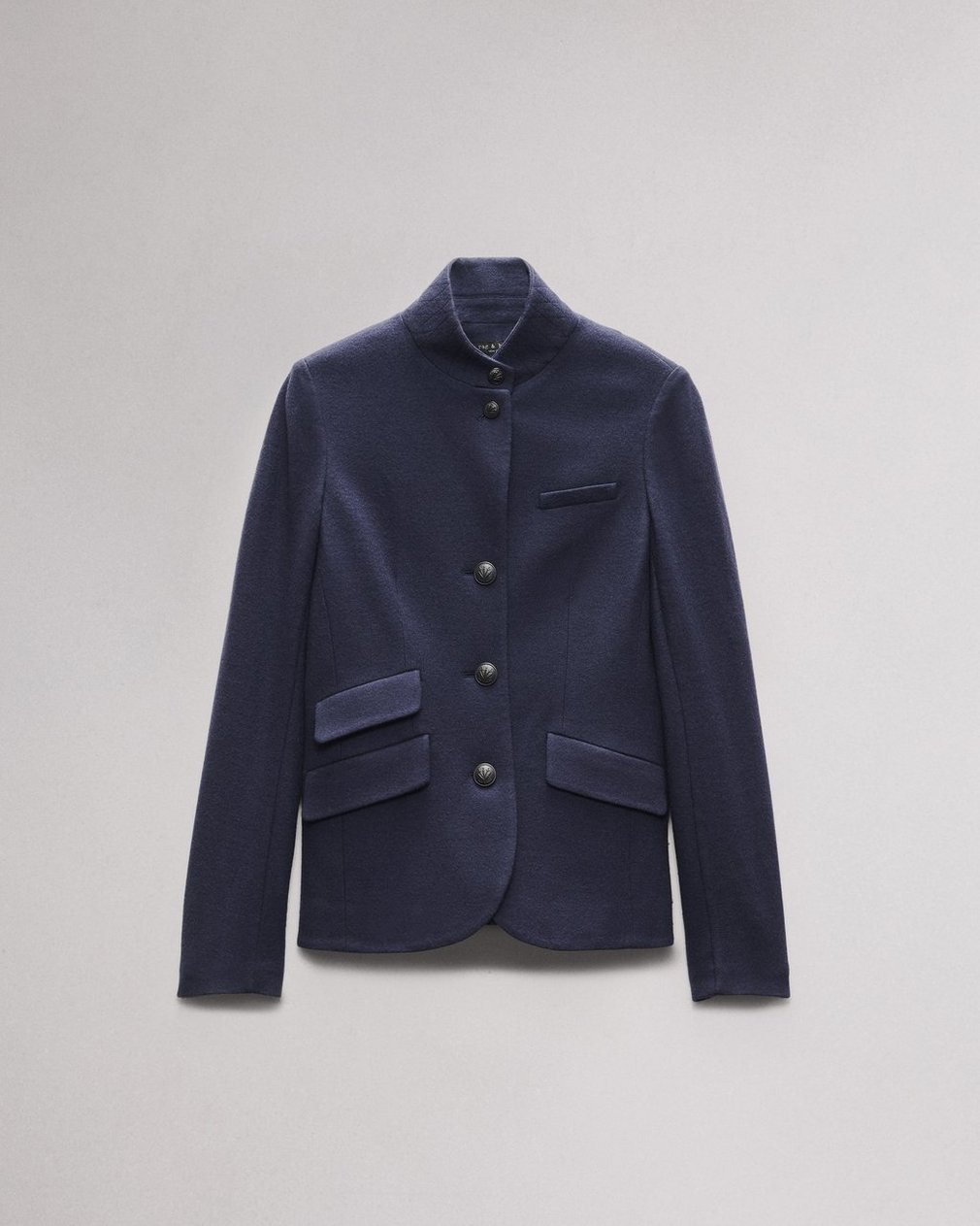 Slade Wool Blazer - Navy - Image 2
