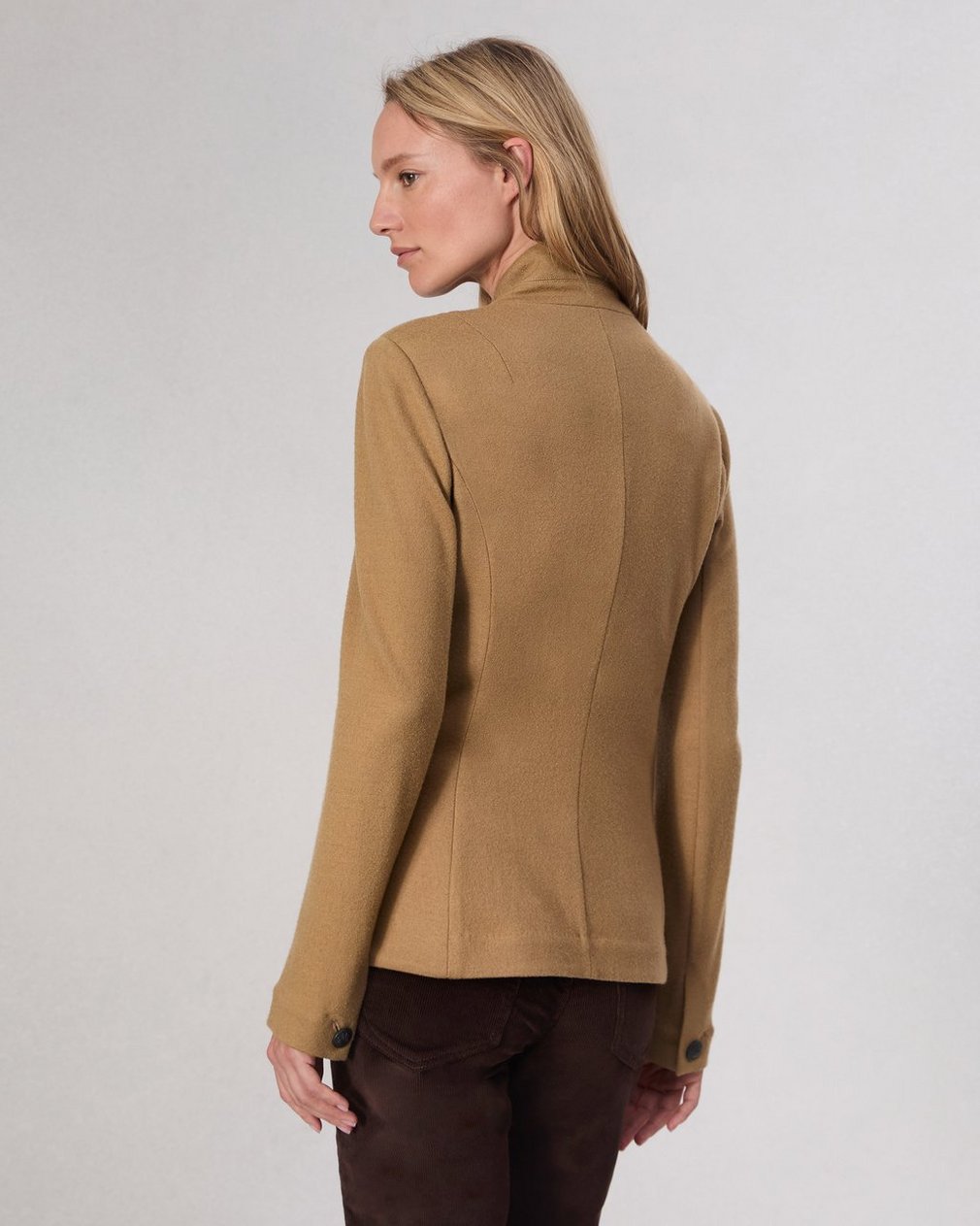 Slade Wool Blazer - Camel - Image 5
