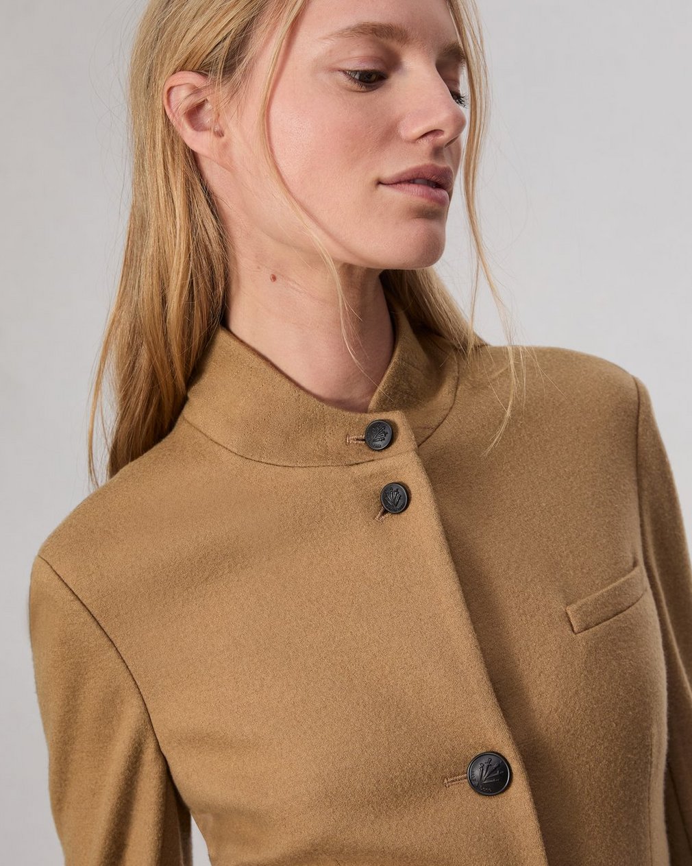 Slade Wool Blazer - Camel - Image 6