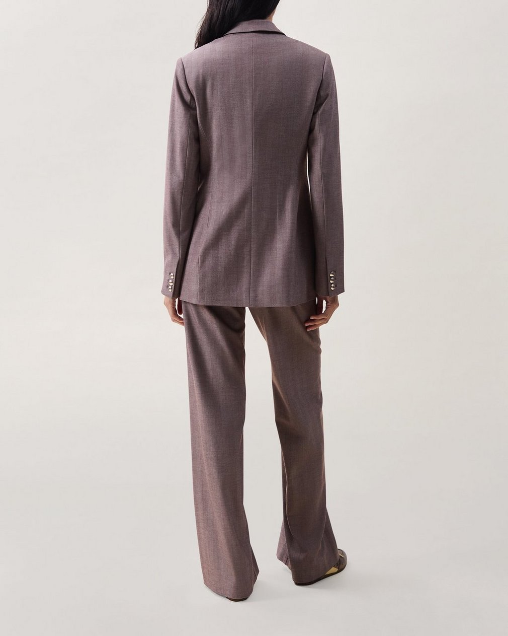 Jade Twill Blazer - Espresso - Image 2