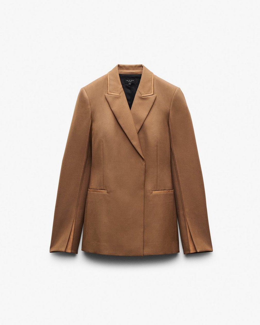 Margaret Tuxedo Blazer - Camel - Image 2