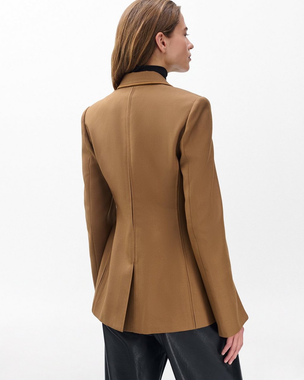 Margaret Tuxedo Blazer - Camel - Image 6