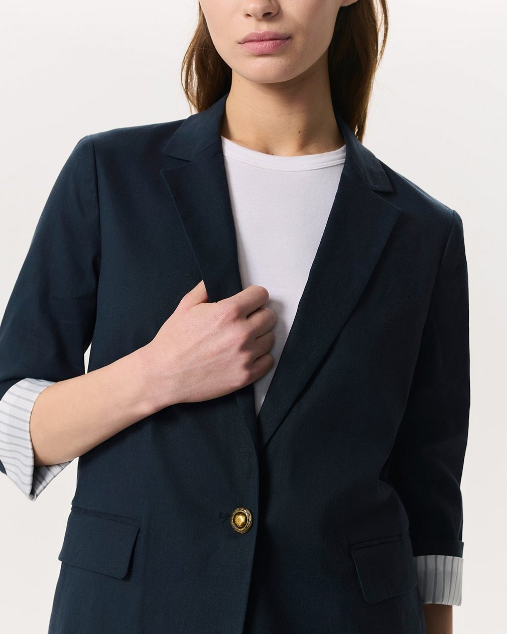 Jennie Linen-Blend Blazer - Salute - Image 3