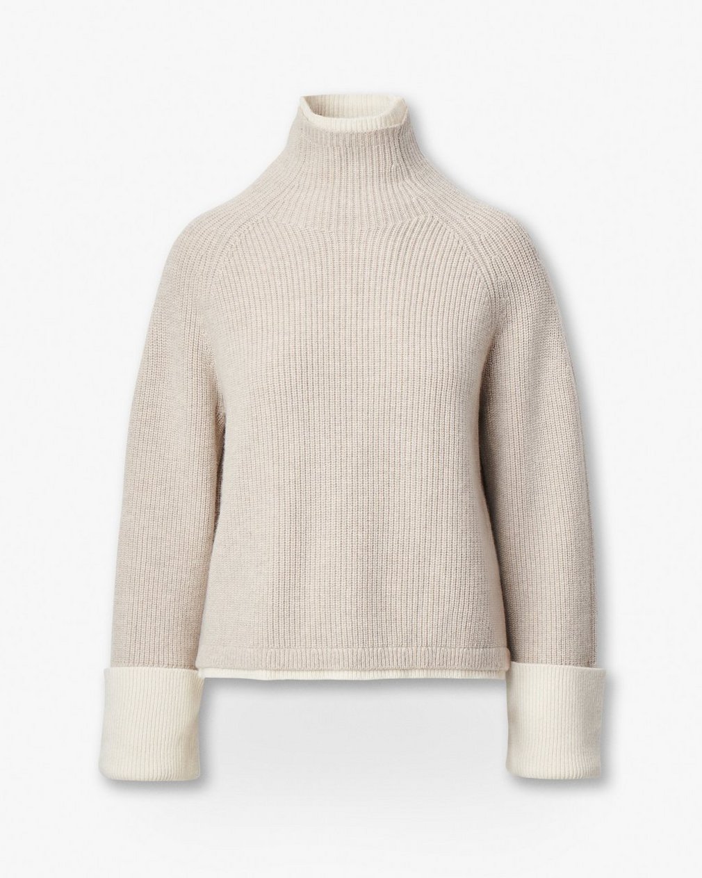 Ilaria Wool Turtleneck - Oat - Image 2
