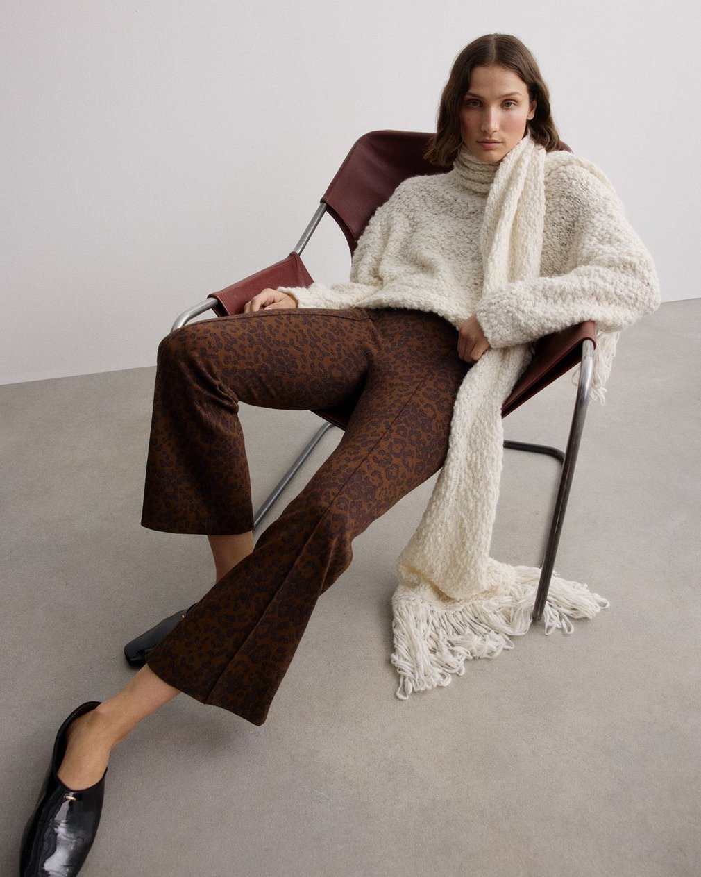 Luisa Scarf Sweater - Ivory - Image 7