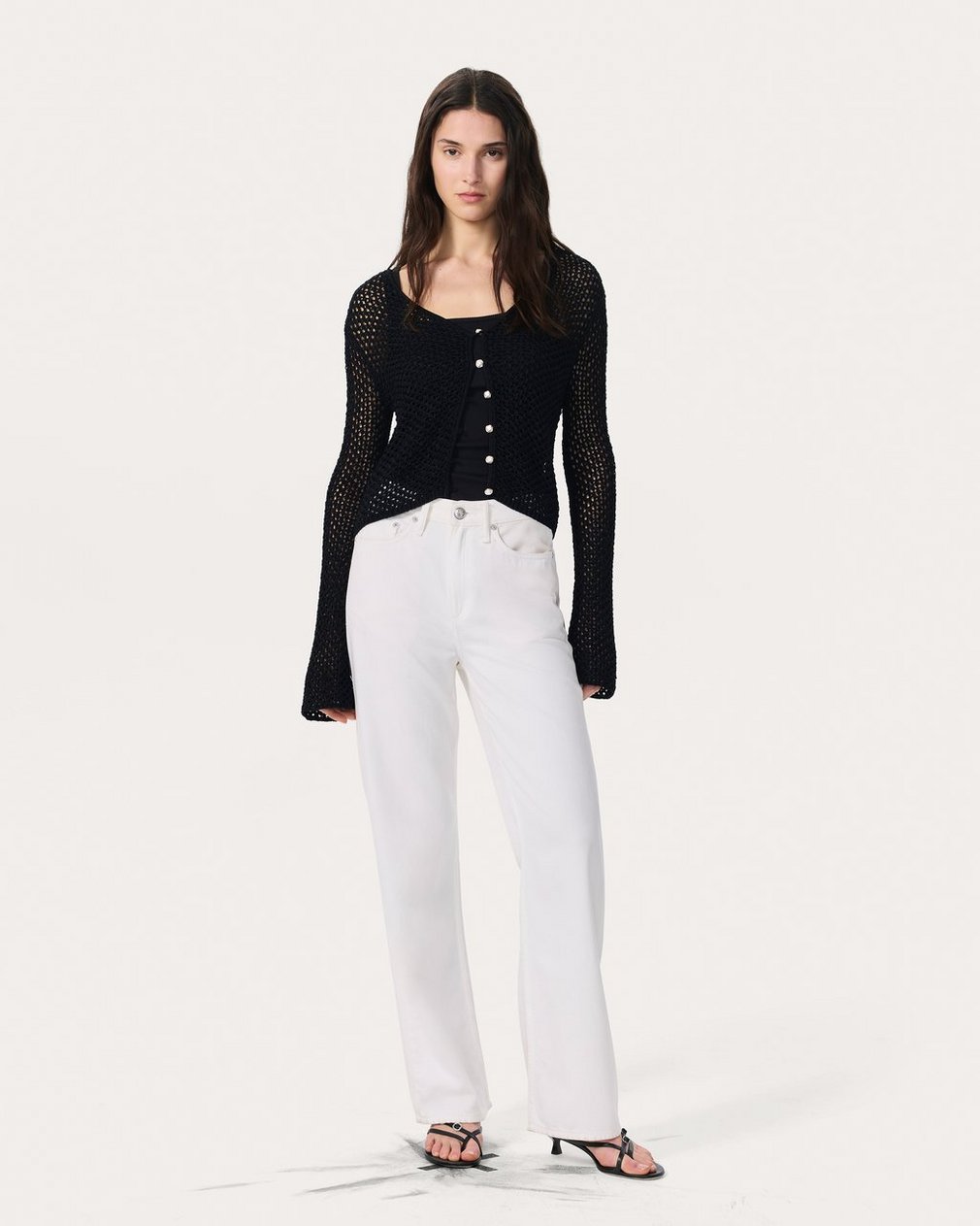 Ellie Knit Cardigan - Black - Image 7