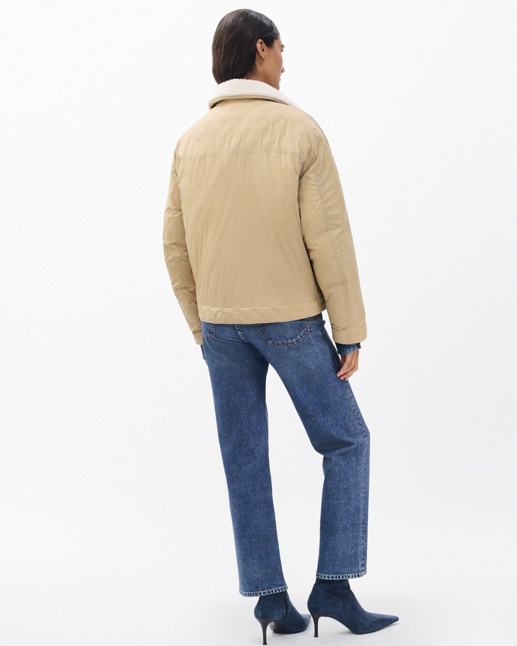 Nonie Puffer Jacket - Khaki - Image 6