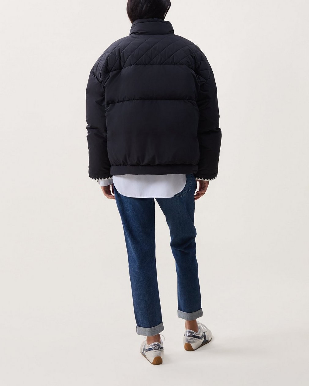 Isabella Puffer Jacket - Black - Image 2