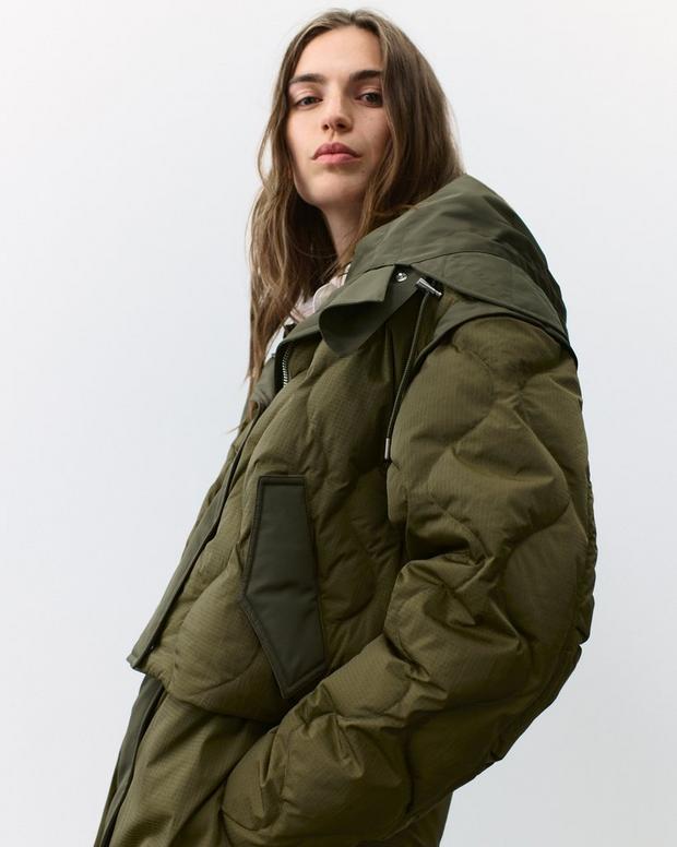 Taki Convertible Jacket - Olive - Image 7