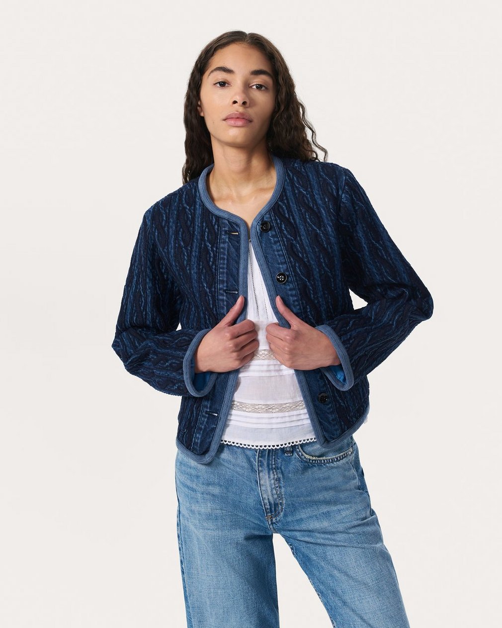 Carter Denim Liner - Blue