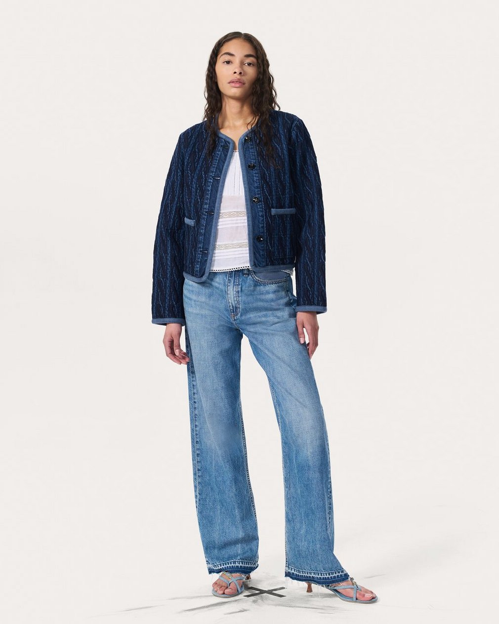 Carter Denim Liner - Blue - Image 7