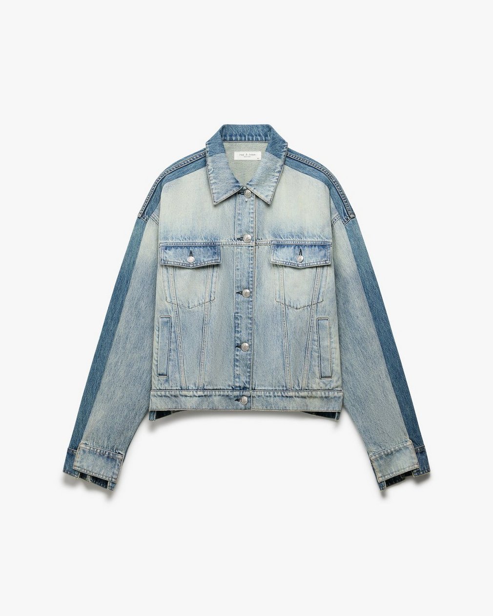 Ryan Denim Trucker Jacket - York Spliced - Image 2