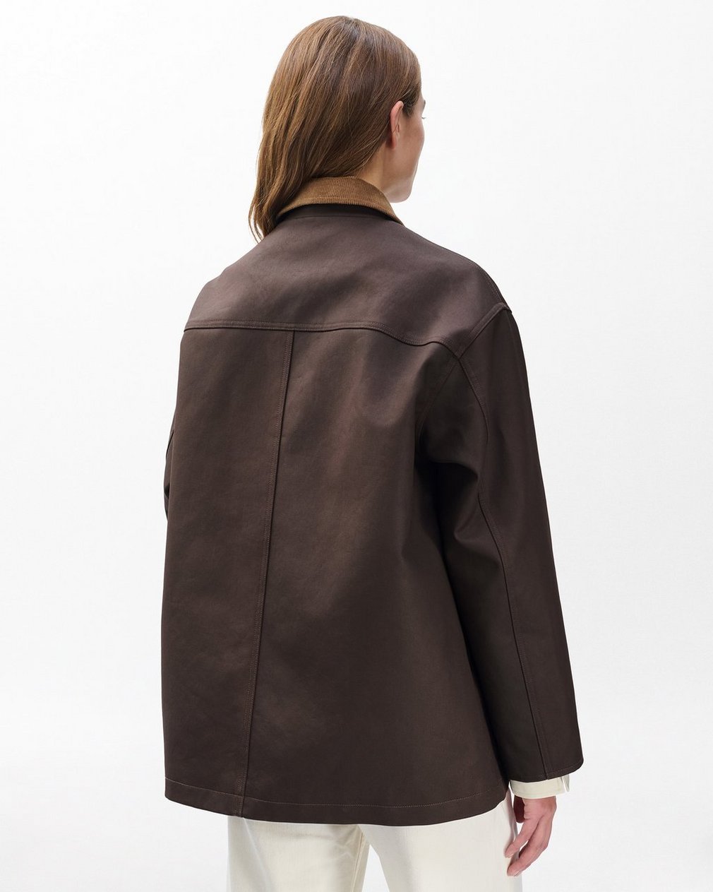 Cassidy Cotton Jacket - Brown - Image 6
