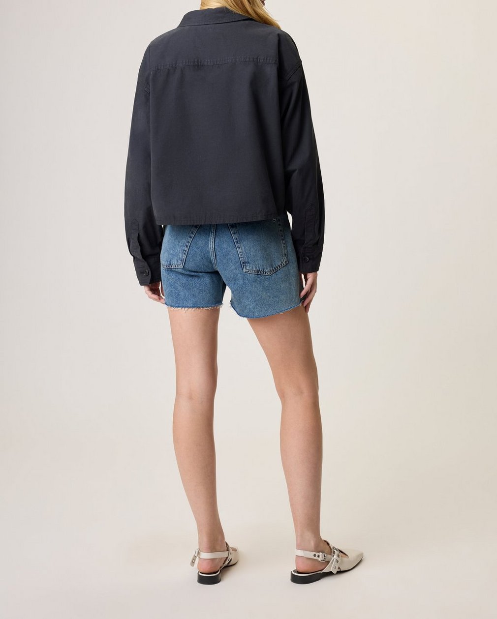 Ramona Shirt Jacket - Black - Image 2