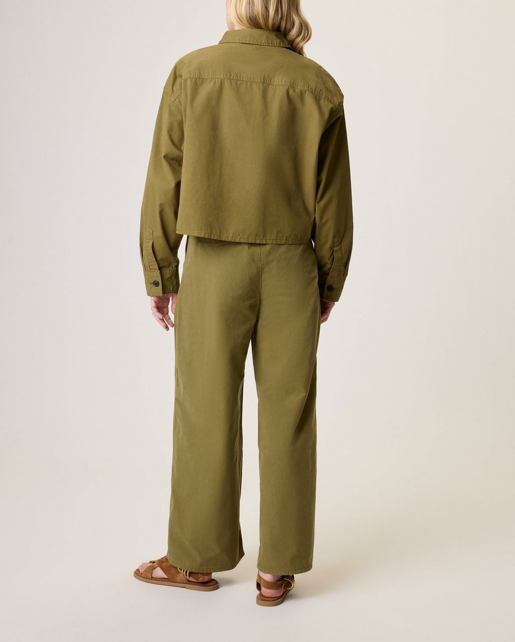 Ramona Shirt Jacket - Army Green / Green - Image 2