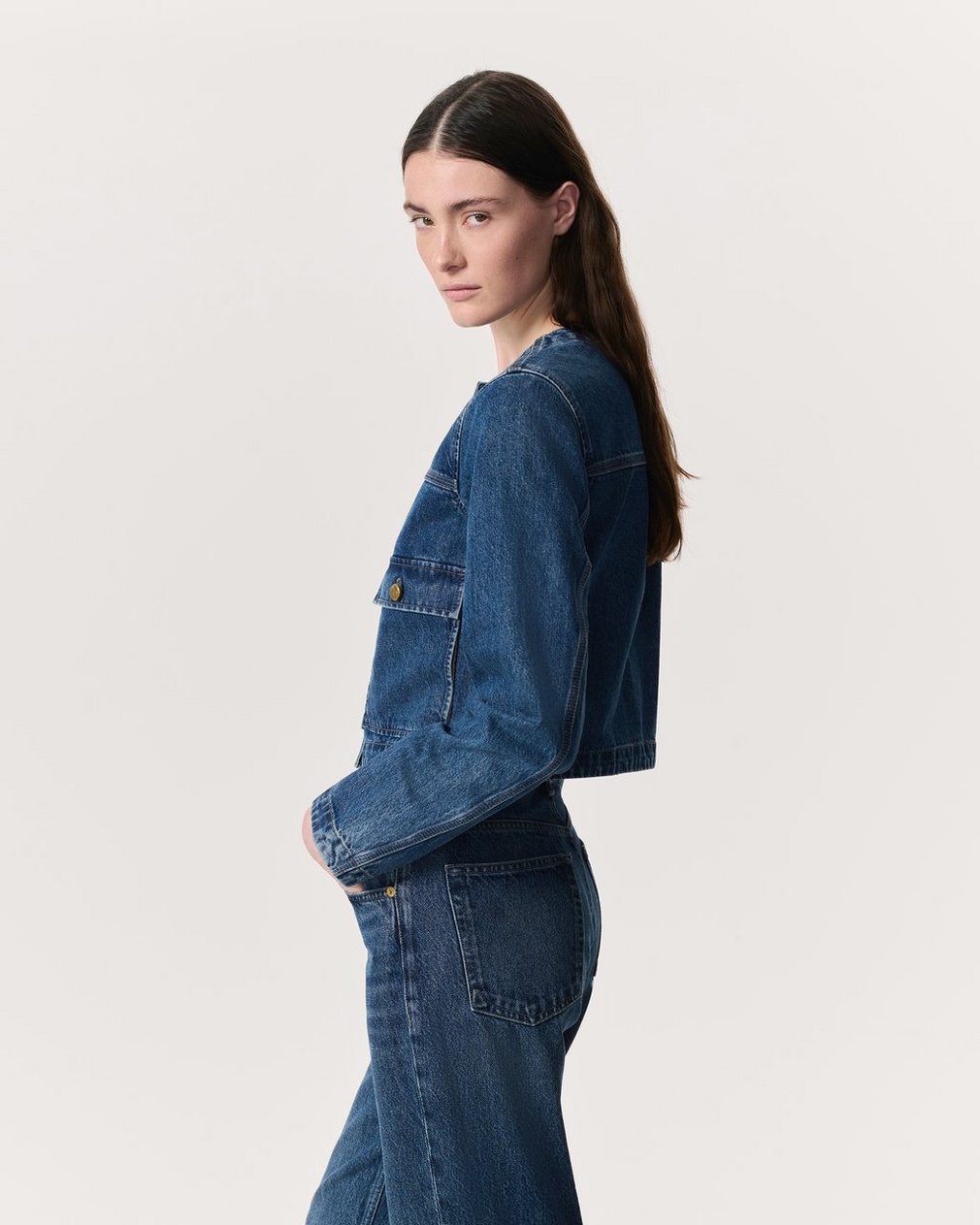 Drew Denim Jacket - Adeline - Image 3