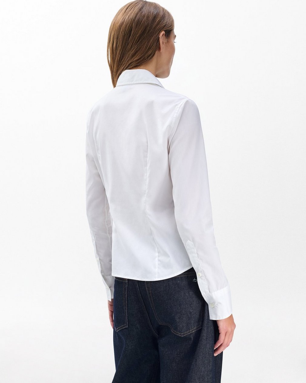 Dayton Poplin Shirt - White - Image 5