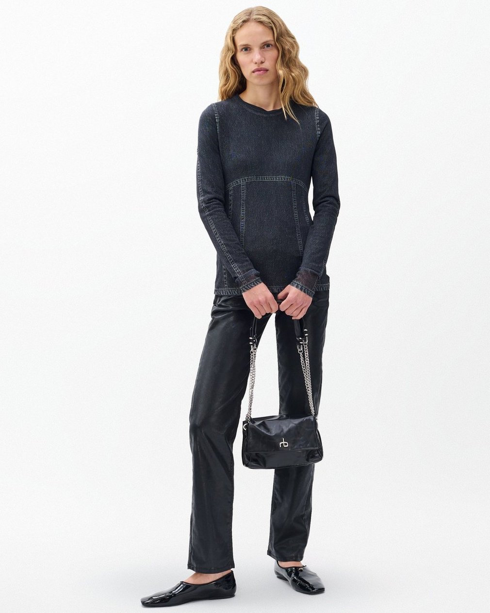 Miramar Long-Sleeve Tee - Washed Black - Image 3