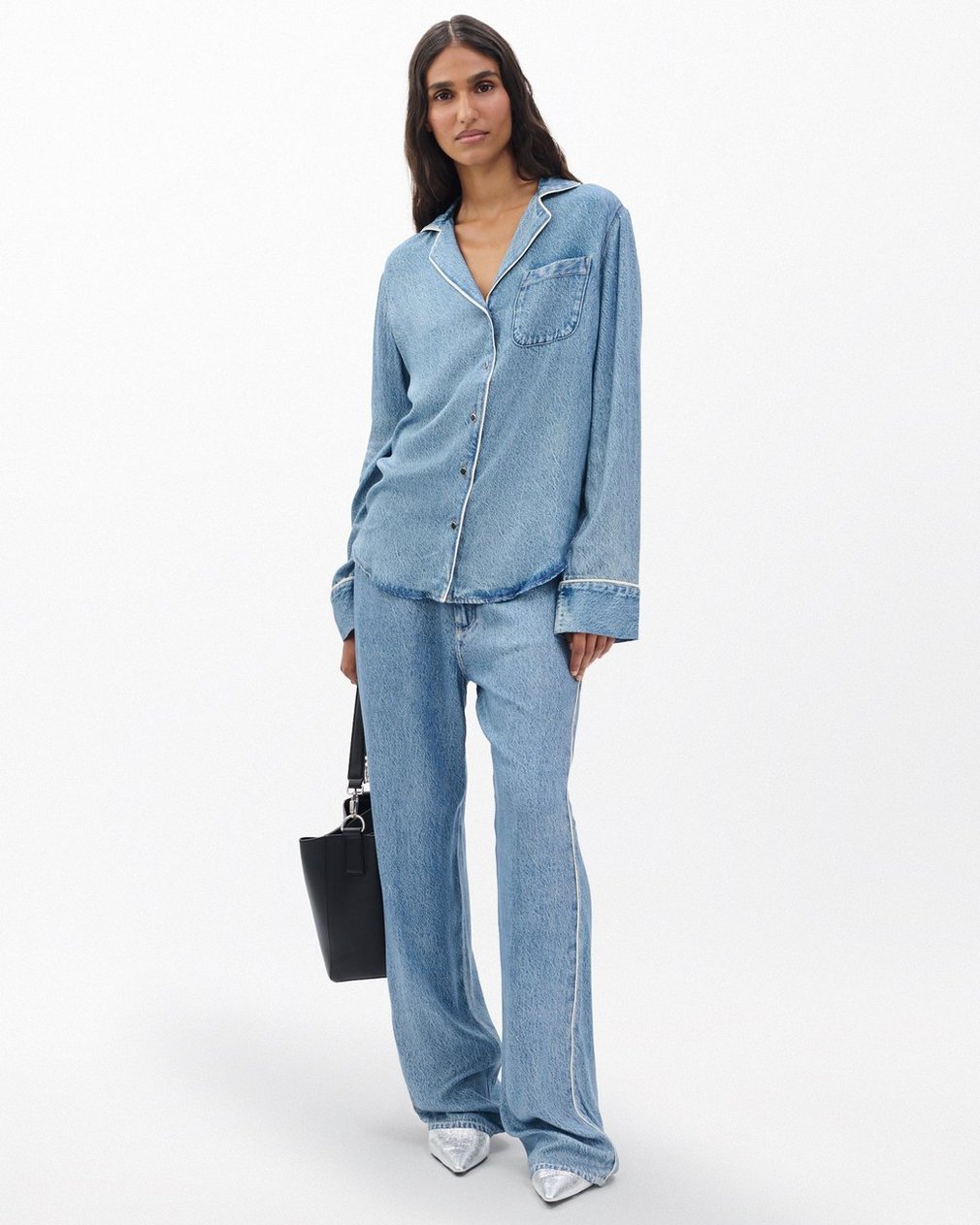 Miramar Long-Sleeve Lounge Shirt - Zoe - Image 3