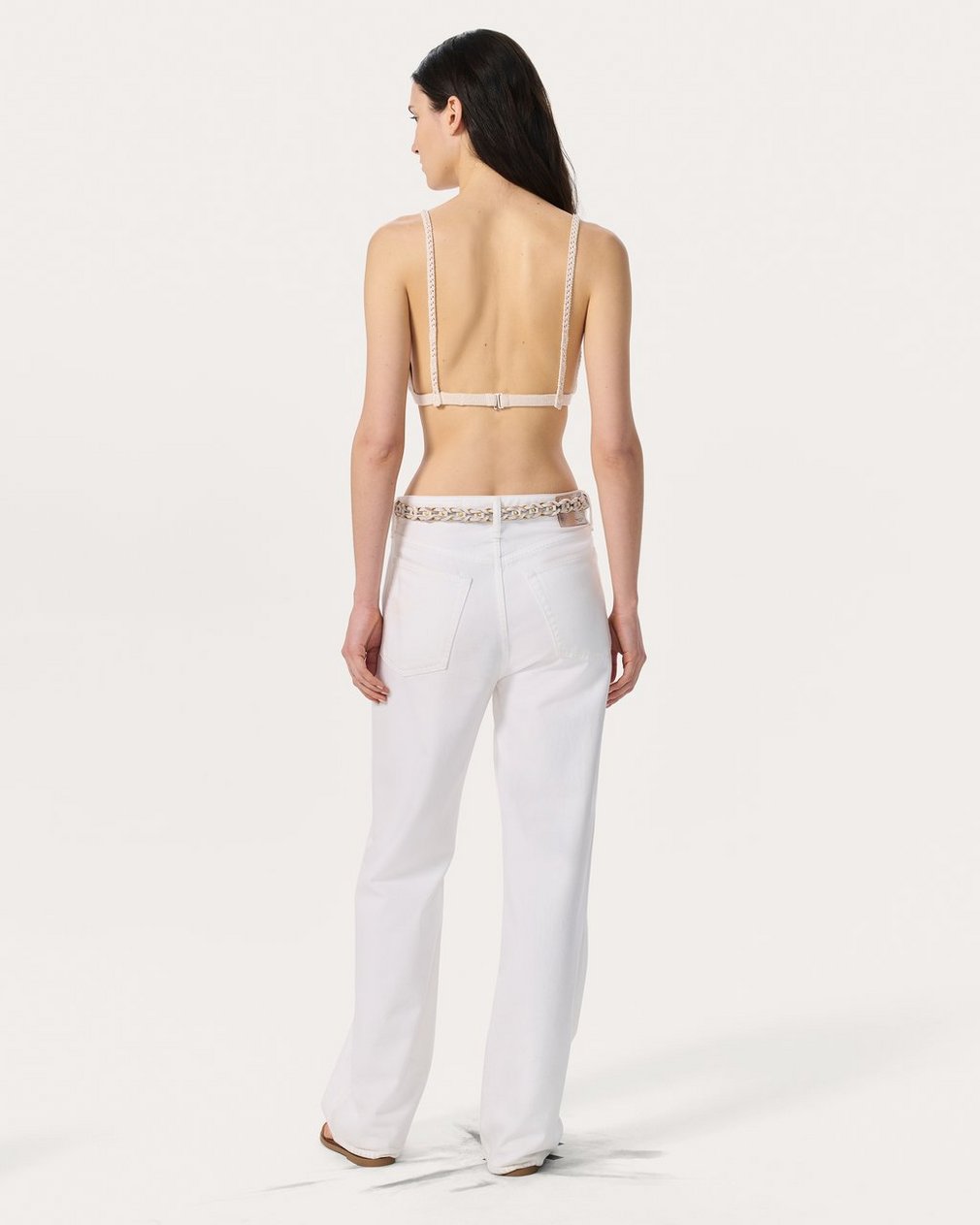 Khloe Open-Knit Bralette - Ivory - Image 6