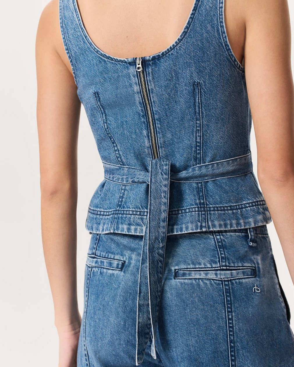 Ultra Featherweight Estelle Denim Top - Beekman - Image 3