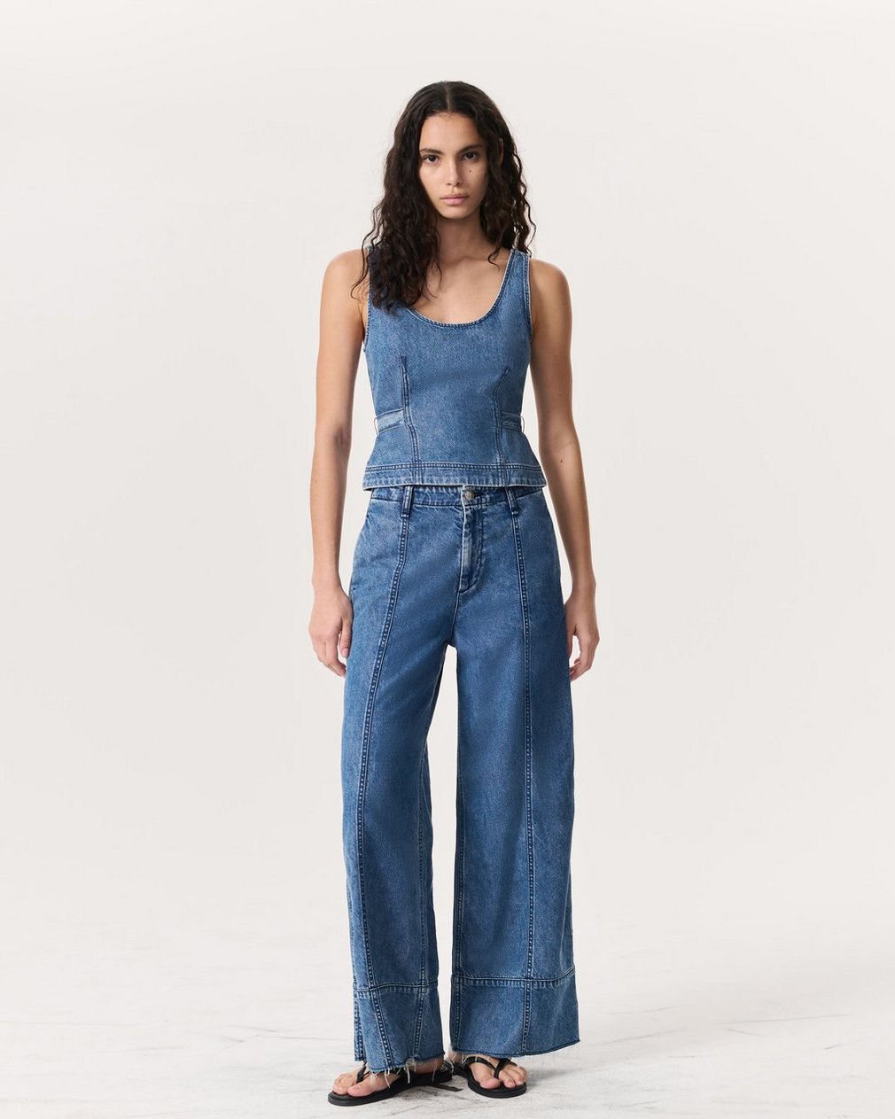 Ultra Featherweight Estelle Denim Top - Beekman - Image 4