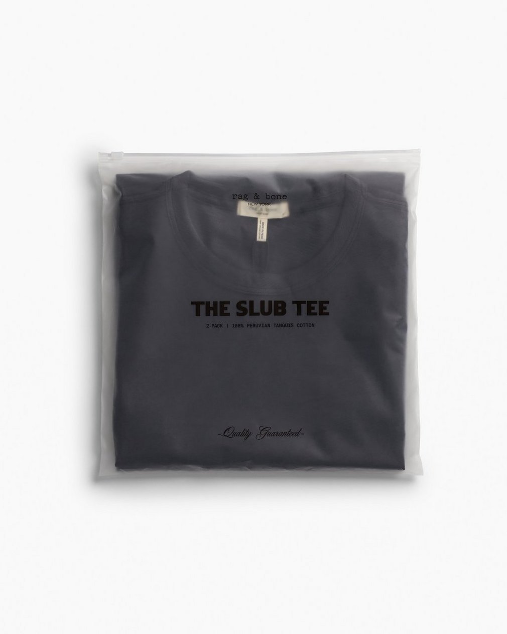 Two-Pack Slub Tee - Black - Image 2