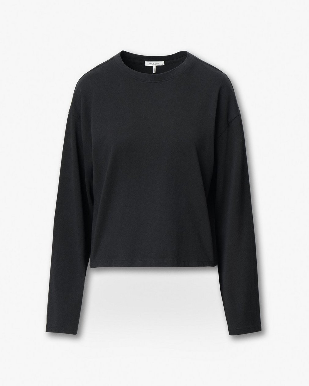 Kelly Boxy Long-Sleeve Tee - Black - Image 2