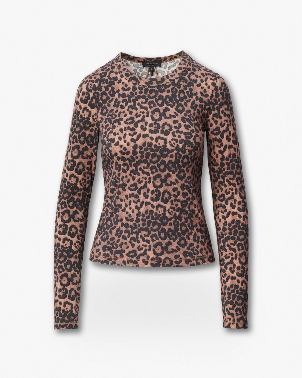 Luca Leopard-Print Long-Sleeve Tee - Leopard - Image 2