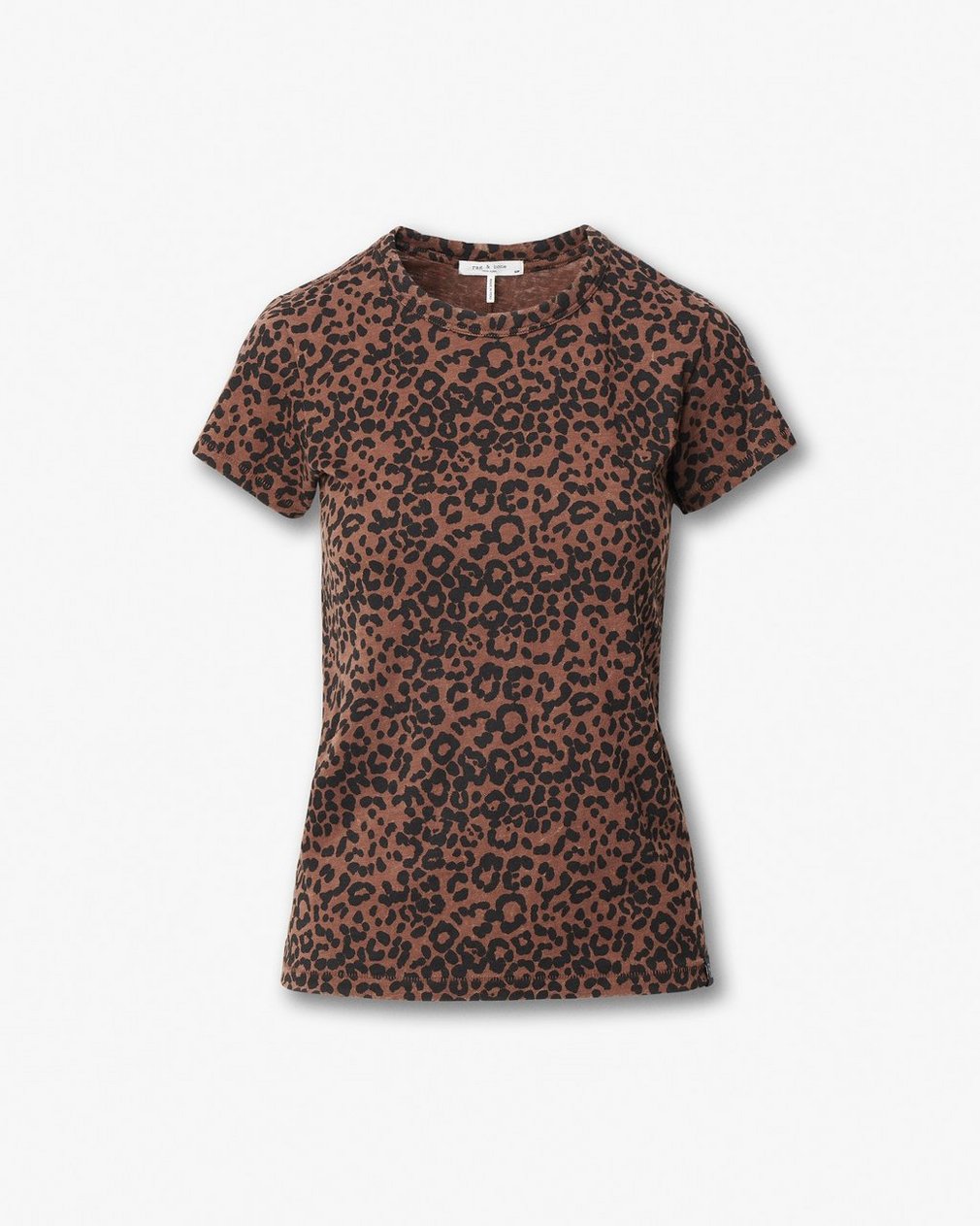 Leopard-Print Cotton Tee - Brown Multi - Image 2