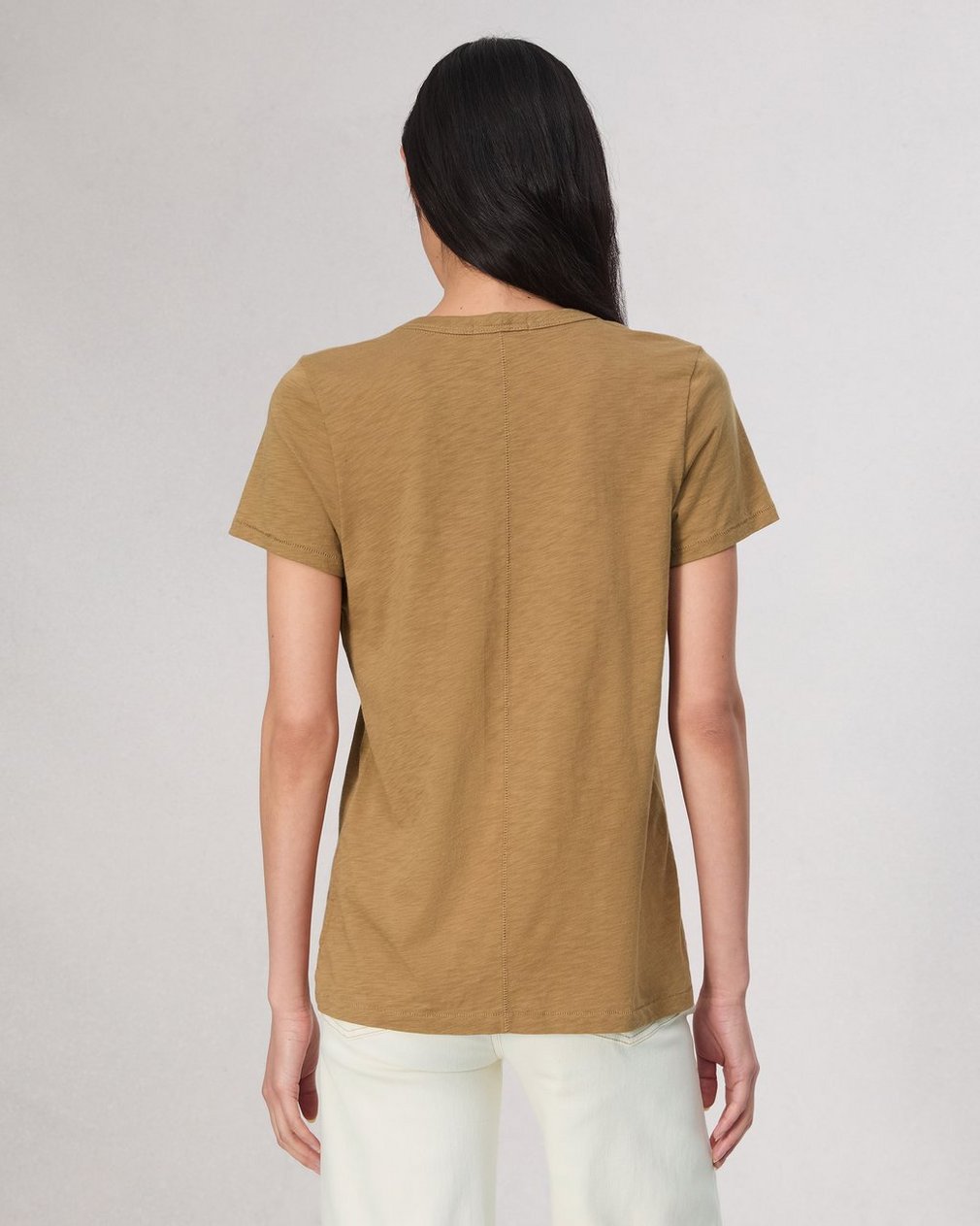The Slub Vee - Khaki - Image 5